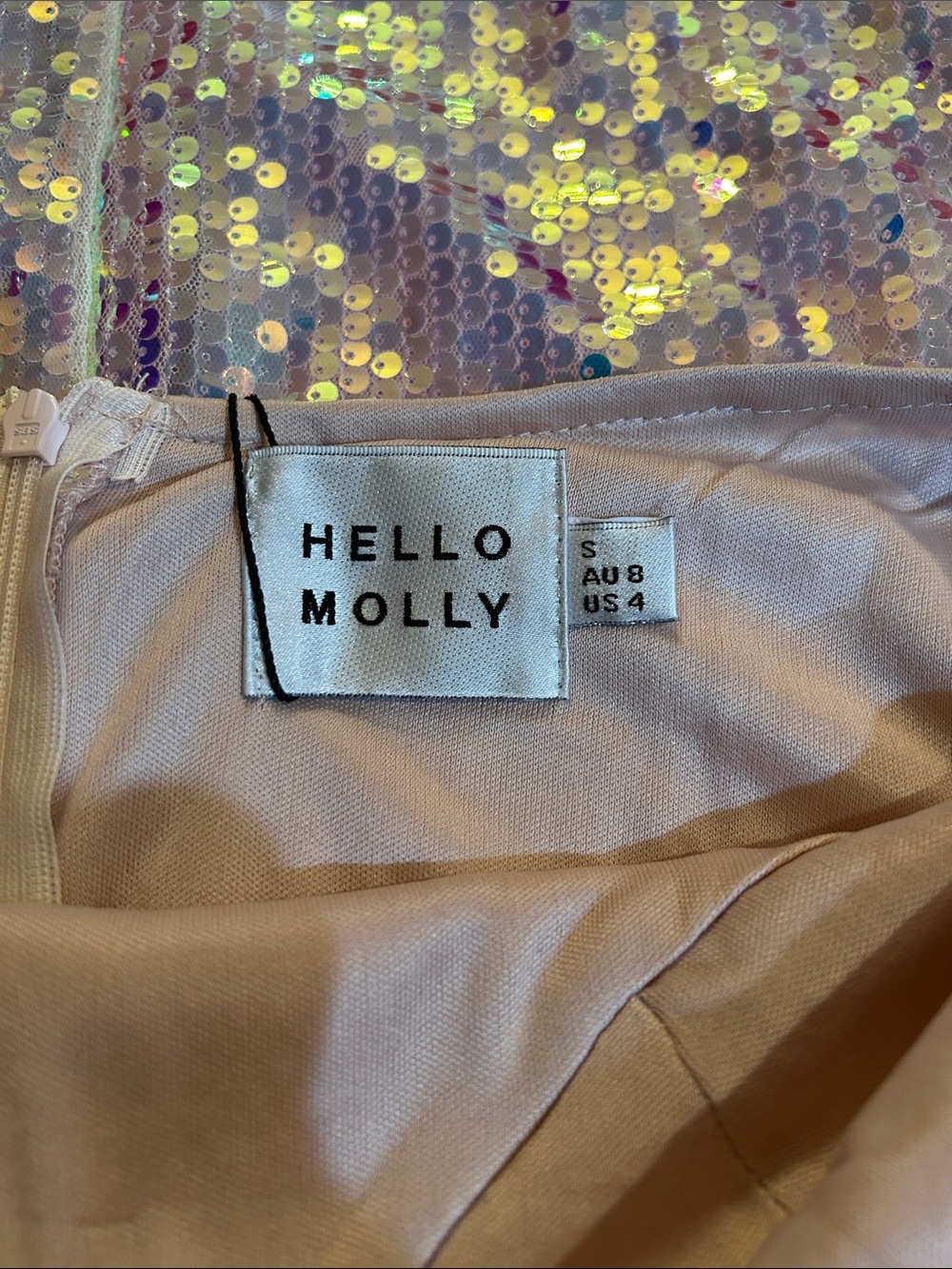 Hello Molly Iridescent Sequin Mini Dress - Picture 4 of 4